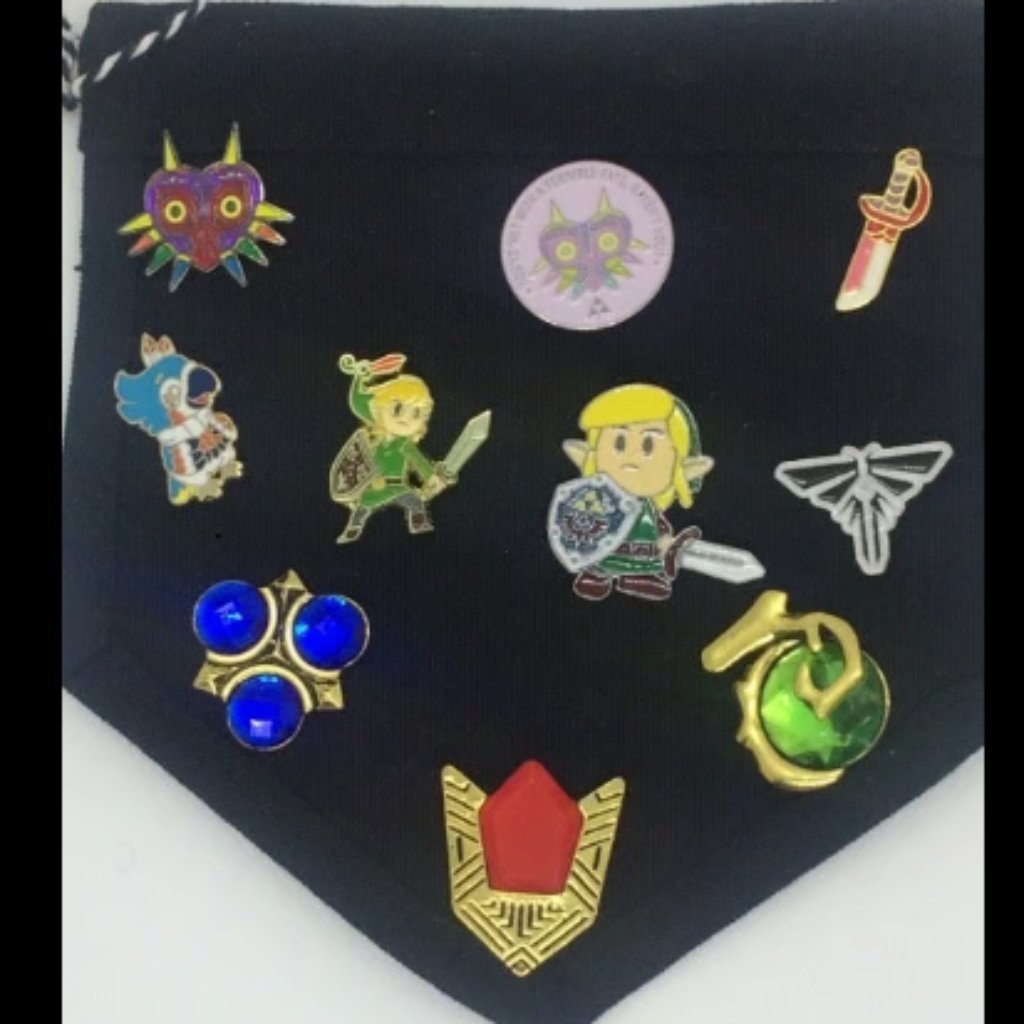 The Legend Of Zelda Pins, For Backpacks, Jackets, Shirts, Bags, Cap. 10 Pins